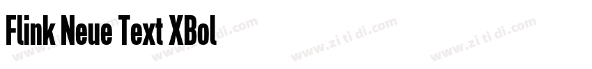 Flink Neue Text XBol字体转换 Flink Neue Text XBol字体转换